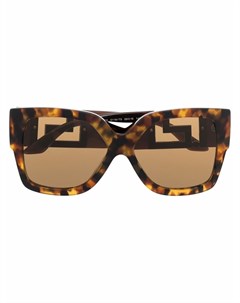 Солнцезащитные очки в квадратной оправе с декором Greca Versace eyewear