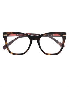Очки в квадратной оправе черепаховой расцветки Missoni eyewear