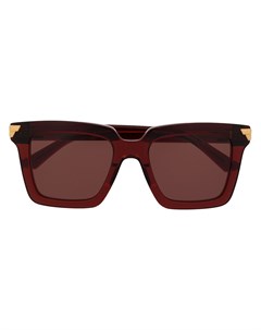 Солнцезащитные очки в массивной квадратной оправе Bottega veneta eyewear