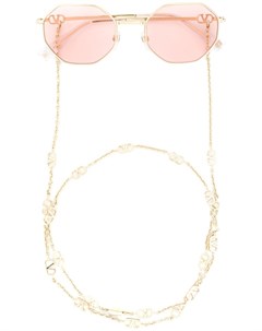 Солнцезащитные очки в геометричной оправе Valentino eyewear