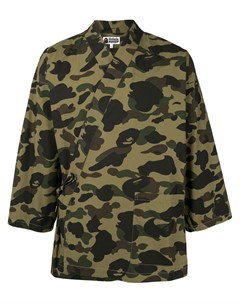 Рубашка кимоно с камуфляжным принтом A bathing ape®