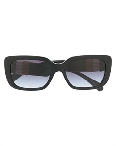 Солнцезащитные очки в квадратной оправе с затемненными линзами Bvlgari