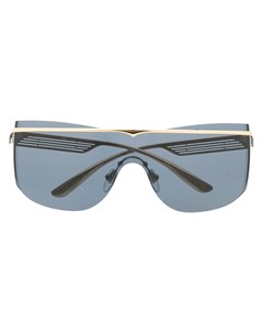 Солнцезащитные очки авиаторы с затемненными линзами Bvlgari