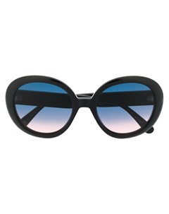 Массивные солнцезащитные очки в круглой оправе Gucci eyewear