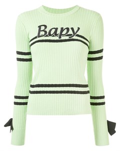 Трикотажный свитер в рубчик с бантом Bapy by *a bathing ape®