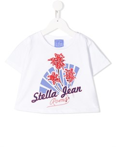 Укороченная футболка с принтом Stella jean kids