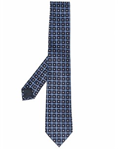 Шелковый галстук Fantasia с вышивкой Ermenegildo zegna