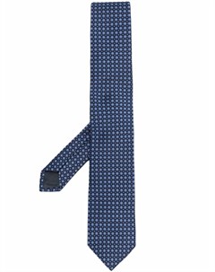 Шелковый галстук Fantasia с цветочной вышивкой Ermenegildo zegna
