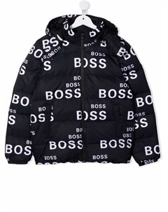 Пуховик с логотипом Boss kidswear