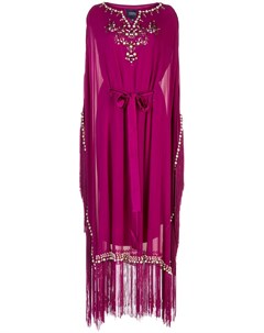 Декорированное платье кафтан Marchesa notte