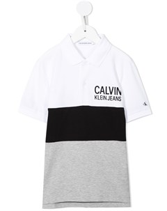 Рубашка поло с логотипом Calvin klein kids