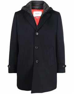 Однобортное пальто с капюшоном Paltò