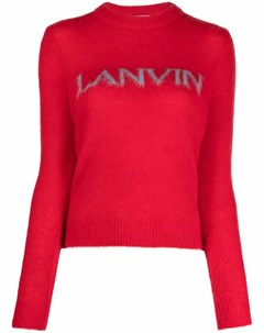 Джемпер с жаккардовым логотипом Lanvin