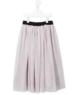 Расклешенная юбка с контрастным поясом Familiar