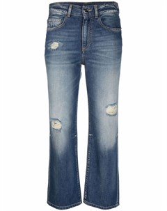Укороченные джинсы с прорезями Pinko