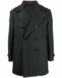Двубортное пальто из смесовой шерсти Tagliatore