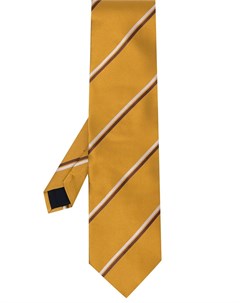 Шелковый галстук в полоску Doublet