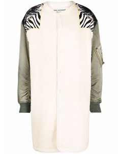 Пальто со вставками из коллаборации с Versace Junya watanabe