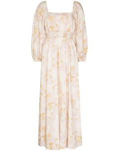 Платье миди Wisteria с цветочным принтом Peony