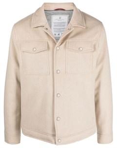 Кашемировая куртка рубашка Brunello cucinelli
