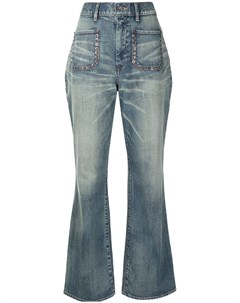 Расклешенные джинсы с завышенной талией Kolor