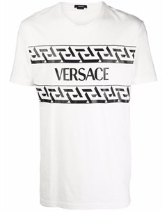 Футболка с логотипом Greca Versace
