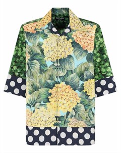 Рубашка с цветочным принтом Dolce&gabbana
