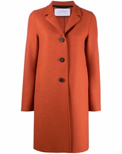 Однобортное пальто свободного кроя Harris wharf london