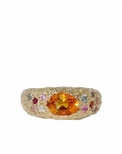 Кольцо Bon Bon из желтого золота с камнями Susannah king