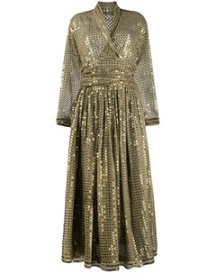 Длинное платье 1980 х годов с пайетками A.n.g.e.l.o. vintage cult