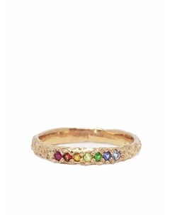Кольцо Orgaya Rainbow из розового золота с камнями Susannah king