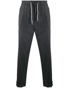 Укороченные брюки прямого кроя Brunello cucinelli