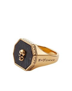 Перстень с декором Skull Alexander mcqueen