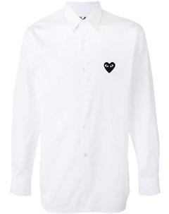 Рубашка с заплаткой в форме сердца Comme des garçons play