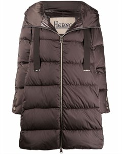Стеганое пальто с капюшоном Herno