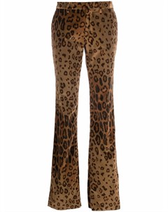 Расклешенные брюки с леопардовым принтом Etro