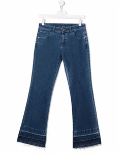 Расклешенные джинсы с заниженной талией Versace kids