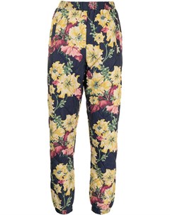 Стеганые брюки с цветочным принтом Etro