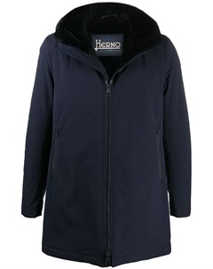 Пальто на молнии с капюшоном Herno