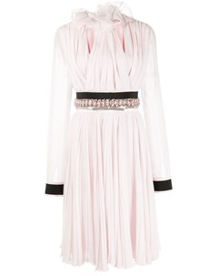 Платье с длинными рукавами и плиссировкой Giambattista valli