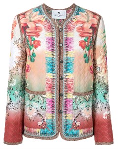Шелковая куртка с цветочным принтом Etro