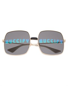Солнцезащитные очки Guccify в прямоугольной оправе Gucci eyewear