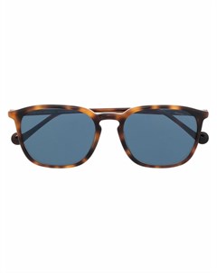 Солнцезащитные очки черепаховой расцветки Moncler eyewear