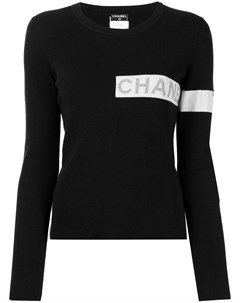 Топ Sports 2008 го года с длинными рукавами и логотипом Chanel pre-owned