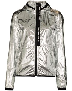 Спортивная куртка с эффектом металлик Paco rabanne