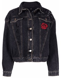 Джинсовая куртка 1980 х годов с бисером A.n.g.e.l.o. vintage cult