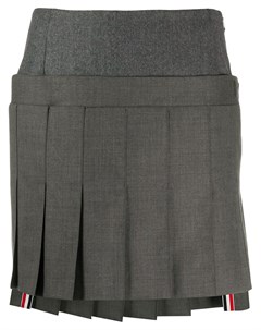 Плиссированная юбка мини Thom browne
