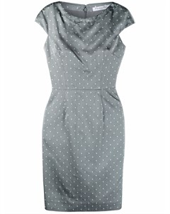 Платье 2000 х годов с узором в горох Christian dior