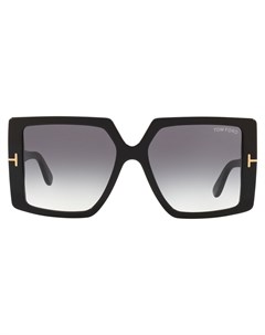 Солнцезащитные очки в массивной оправе с градиентными линзами Tom ford eyewear