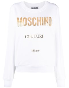 Толстовка Couture с вышитым логотипом Moschino